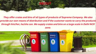 Supreme Plastic - Plastic Household Products and Plastic dustbin manufacturer
