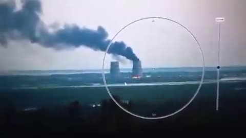 Fire has been observed burning on the grounds of the Zaporizhzhia nuclear power plant, Ukraine