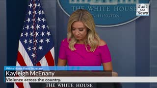WH Press Secretary comments on violence across the country