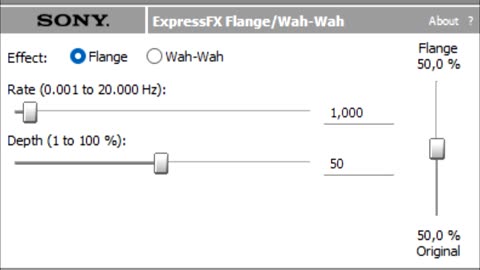 Oh l'Amour(live version) ExpressFX Flange Wah-Wah