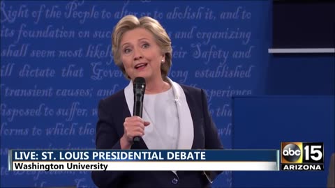 Old Debate Trump on Hillary