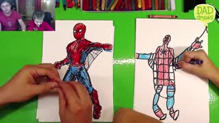 HOW TO DRAW ✍️ A SPIDER-MAN 🕷🕷🕷