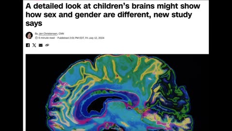 SINISTER SCIENCE- SATANIC STUDY SAYS CHILDRENS BRAINS SHOW HOW SEX AND GENDER ARE DIFFERENT