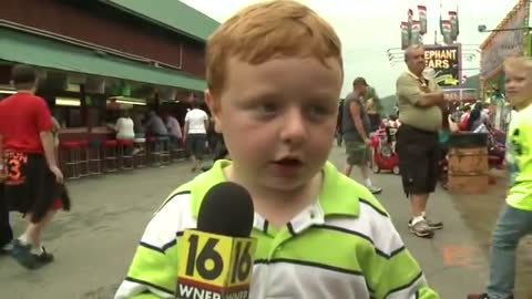 Apparently This Kid is Awesome, Steals the Show During Interview