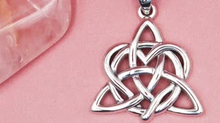 Discover Elegance: Triquetra Heart Silver Pendant