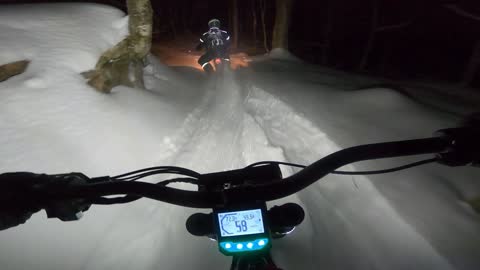 insane electric snowbike