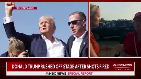 ‘We wanted to help the president Attendee recalls moment shots fired at Trump rally