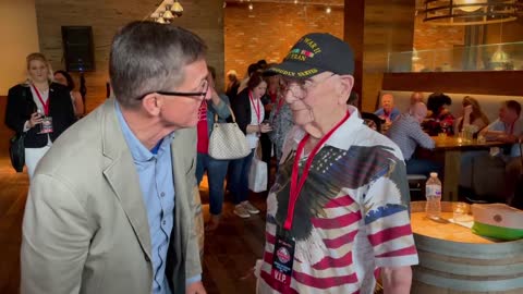 Gen. Flynn Meets a WW2 Veteran