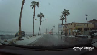 Snow in Las Vegas 02-2019