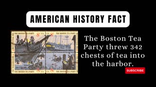 American History Fact: 342 Chests Overboard: The Boston Tea Party Revolution! 🍵🇺🇸