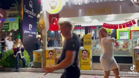 Turkish girl and boy Entertainment