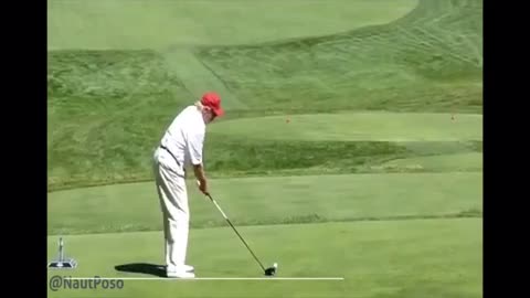 Trump goes golfing with Biden