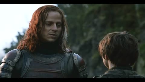 Arya Stark and Jaqen H'ghar Says goodbye