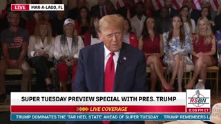 President Trump “I don’t think there’s ever been anything like this.”