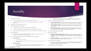 Weekly Webinar #35: “Humility”