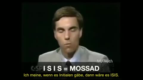 ISIS = Israeli Secret Intelligence Service