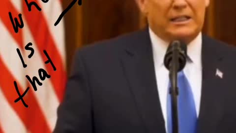 Ghost Behind Donald Trumps Farwell Speech