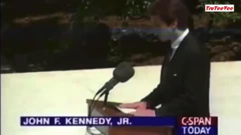 JFK JR Reads Scripture At Church