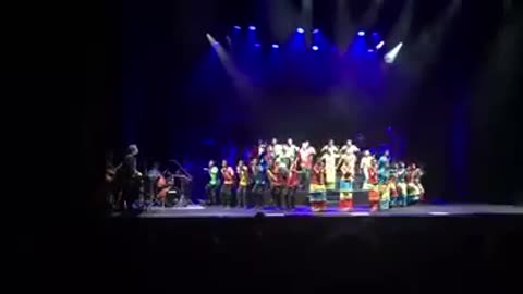 The opening act of the show in South Africa!