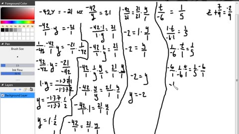 Algebra Part 1 Solving Equations Part 10