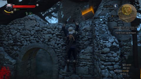 Witcher 3 - Scavenger Hunt Wolf School Gear Diagrams (Part 6) Location of the Trousers Diagram
