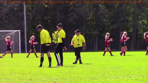 U13 Girls Soccer Allouez, Wi Stampede Vs Neenah, Wi Red At Neenah Memorial Park On 10 16 21 1