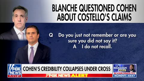 Bob Costello Pushes Back Cohen's Testimony, Says Fmr Atty Didn't Have 'Anything' On Trump