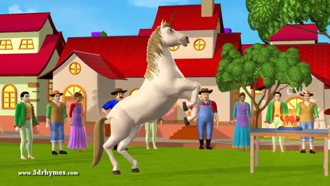 The Lion and the Unicorn - 3D Animated English Nursery Rhyme for Kids 🦁🦄
