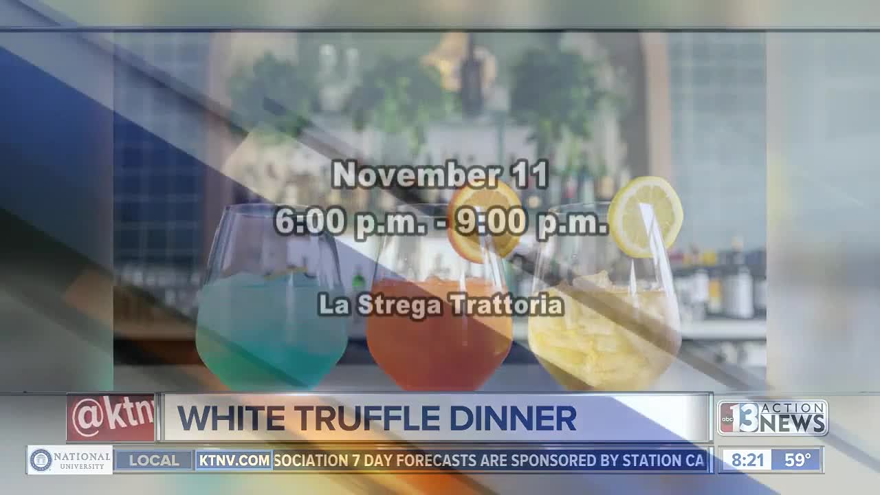 White Truffle Dinner at Posted: 9:26 AM, Nov 09, 2019 Updated: 11:35 AM, Nov 10, 2019 Casa Italiana Di Las Vegas & La Strega Trattoria