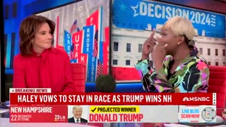 MSNBC's Joy Reid (Still Wearing A Trump Wig) Is Not Well