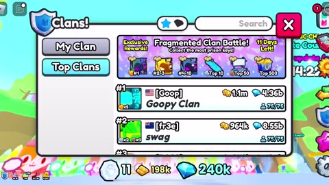 Looking for people to join my pet simulator clan