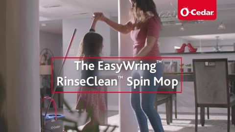 O-Cedar EasyWring RinseClean Microfiber Spin Mop