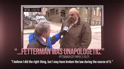 New Ad Hits John Fetterman over 2013 incident w/ black jogger & gun