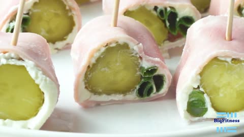 Easy Recipe "Rolling in Flavor: Easy Ham Cream Cheese Pickle Roll Ups"