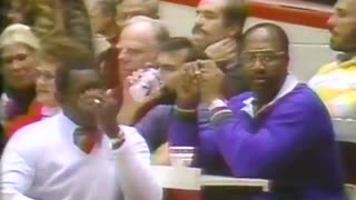 January 21, 1989 - George McGinnis & Steve Downing at IU-MSU Game