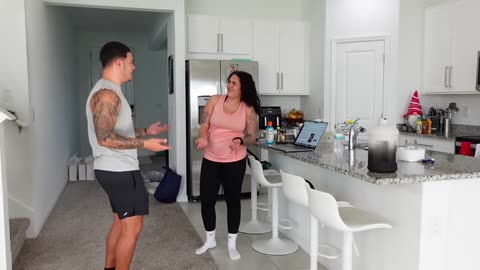 HIRING A HOT CLEANING LADY PRANK ON FIANCE!!
