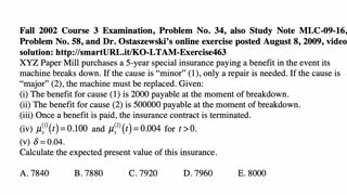 Exam LTAM exercise for November 4, 2021