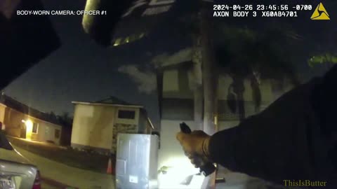 Bodycam video shows Long Beach police officer shoot fleeing gunman who’d just shot at someone