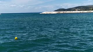 Windy day in the seaport on an island 🌊💨💨🚤🛶⛵ - watch out for the sound - strong wind!! 💨