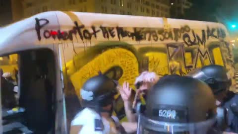 DC Police Smash BLM Supply Van Window And Detain Driver