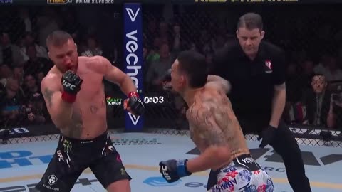 Max Holloway KOs Justin Gaethje to Win the BMF Belt at UFC 300!