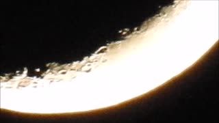 Zooming in on the Crescent Moon