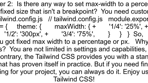 How to set max width as a percentage or static value