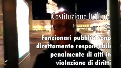 Disobbedienza civile in azione.