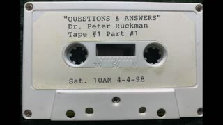 Question & Answers Dr Ruckman, 4-4-98 (Thanks Anna)