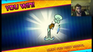 Squidward VS Mr. Krabs In A Nickelodeon Spongebob Squarepants Bikini Bottom Brawlers