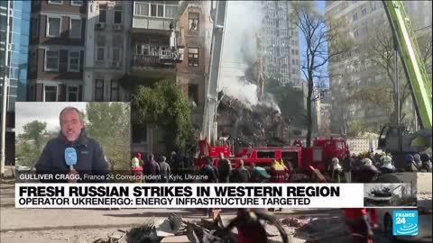 Live: Russian strikes target Ukraine energy infrastructure • FRANCE 24 English