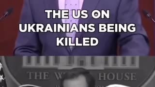 US when Ukrainian civilians being killed vs Palenstian civilians being killed