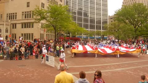 Big Flag at the Parade