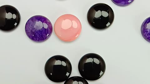 Princess spiny oyster and onyx with Charoite 15mmm*15mm cabochon high quality06